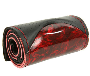 Accesorios Interiores Automotrices de Cuero PU Antideslizante de Lujo, Funda de Volante de Cuero de Moda al por Mayor para Tesla Modelo 3 Y - Product Image 1