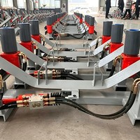 Dispositif d'alignement automatique de courroies, correcteur de déviation hydraulique à quatre liaisons pour convoyeur à courroie bidirectionnel, usage minier, vente en gros