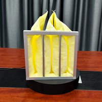 Filtre à air en fibre de verre haute capacité pour climatiseurs, filtre à air pour AHU, purification de l'air des bâtiments commerciaux