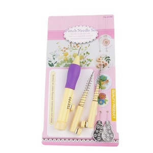 Diy Craft Cross Stitch Punch Needle Pen Plastic Embroidery Pen Set for Needlework