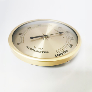 70mm igrometro decorativo interno in metallo con Base in legno misuratore di umidità per la misurazione dell'umidità Set abbinato - Product Image 6