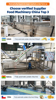 Machine voor het maken van verse aardappelchips, productielijn voor zoete aardappelchips, groente- en fruitverwerking zonder toevoegingen