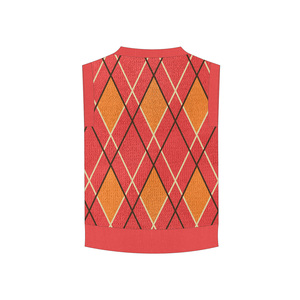 <strong>Men</strong> 2026 New Fashion Loose Diamond-shaped Texture <strong>Knitted</strong> Vest Sweater Vintage Sleeveless <strong>Waistcoat</strong> Chic Tops - Product Image 2
