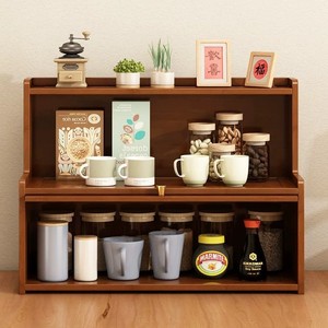 Portavasos, estante de almacenamiento de vasos para mesa, estante de almacenamiento de vasos de agua y té para la superficie de la mesa de comedor de la sala de estar, almacenamiento de pie. - Product Image 1