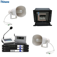 Haut-parleur de sonorisation numérique IP Thinuna IP-30HS-BS IP66 étanche pour extérieur, 30W, amplificateur numérique, haut-parleur PoE en option pour les usines