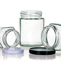Botol Kaca Madu Heksagonal 50 ML 380ml, Botol Kaca, Stoples Kaca untuk Penyimpanan Makanan