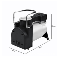 Compresseur d'air PCMOS, pompe gonflable pour voiture, haute puissance, 12V, barre simple, métal, monocylindre, pompe gonflable portable, pompe électrique