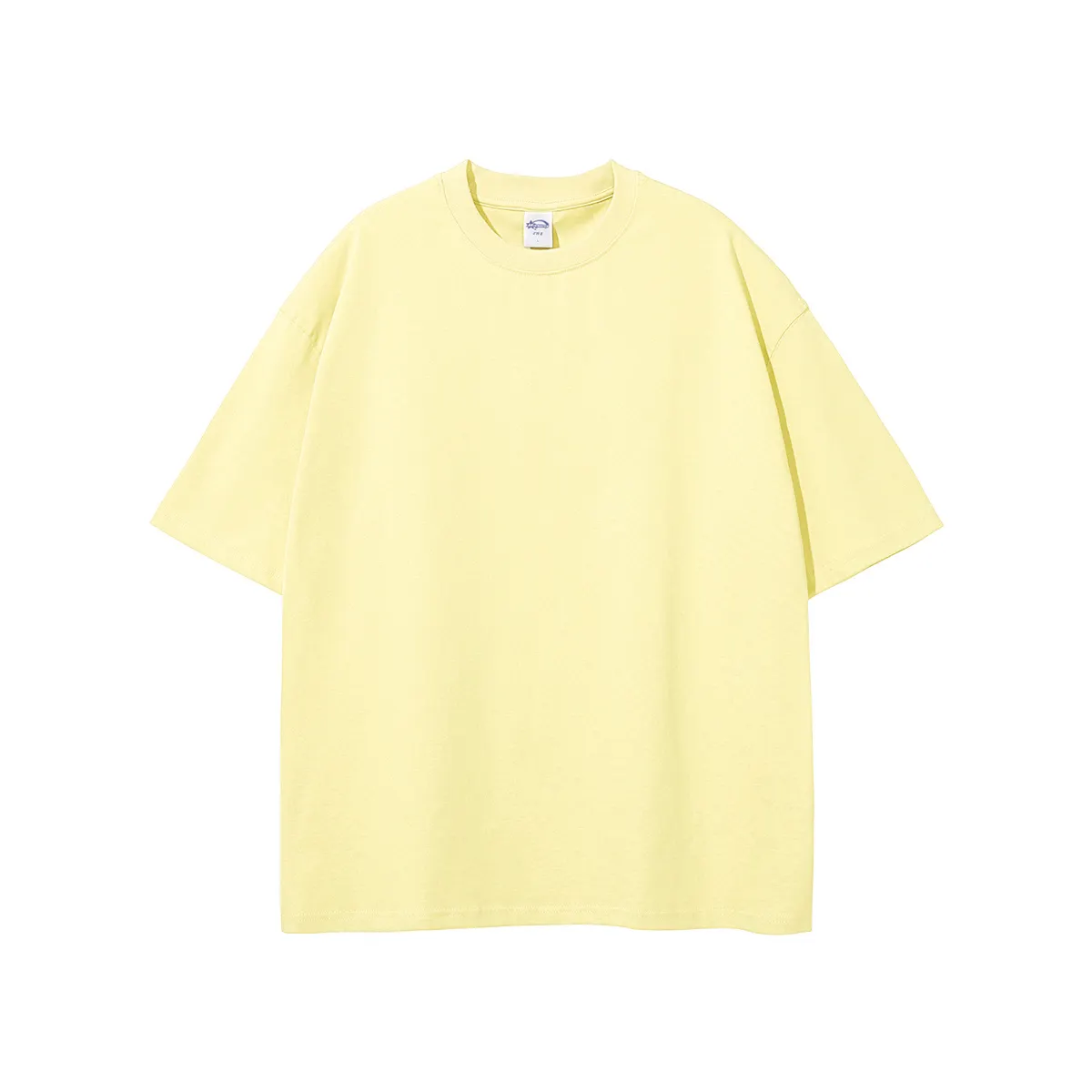 Unisex boy T-Shirt ağır % 100% pamuk özel puf baskı OEM Logo toplu üreticisi ile işlemeli