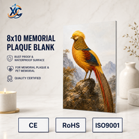 Plaque en aluminium vierge pour sublimation, format A2 A3 A4 A5, 8x10 8*12, résistante à la rouille et imperméable, pour plaque commémorative et plaque commémorative pour animaux de compagnie