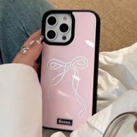 Coque de téléphone à dorure à la mode Ins pour Iphone16 16pm/plus/pro Coque de protection