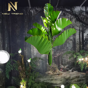 Lampe de décoration unique, lampe personnalisée inspirée de la nature, lustre LED en forme de feuille de <span class=keywords><strong>bananier</strong></span>, lumière d'arbre - Product Image 1