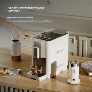 Cafetera Espresso Comercial ME-720 Totalmente Automática con Doble Caldera, Molinillo Integrado, 19 Bares, para el Hogar, Pequeña, para Preparar Americano - Product Image 4