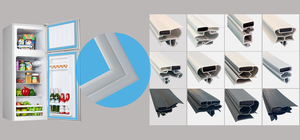 OEM de alta calidad <span class=keywords><strong>Universal</strong></span> <span class=keywords><strong>nevera</strong></span> <span class=keywords><strong>Junta</strong></span> congelador puerta sellos magnéticos suave PVC <span class=keywords><strong>junta</strong></span> al por mayor ASK-101 - Product Image 2
