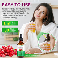 Hatmanlabs 60ml Gouttes liquides d'extrait de berbérine naturelle végétalienne, soutien immunitaire, santé digestive, complément de berbérine pour femmes