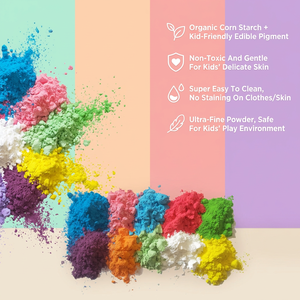 Polvo de Colores para Niños, Seguro, No Tóxico, Color Personalizado, para Edades de 5 a 7 Años, Diversión al Aire Libre - Product Image 4