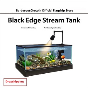 אקווריום שקוף קטן עד בינוני, מזכוכית אולטרה שקופה, איכותי, לבית, לסלון, למרפסת ולשולחן עבודה - Product Image 6