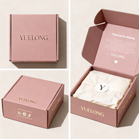 Boîte cadeau noire personnalisée de haute qualité pour entreprises, avec logo imprimé UV, pour vêtements, petite boîte en carton