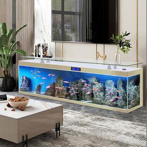 Support TV carré <span class=keywords><strong>Aquarium</strong></span> de grande taille pour la maison, au sol, à faible entretien, sans changement d'eau pour le salon. - Product Image 6