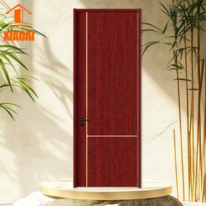 غطاء باب داخلي من الألياف متوسطة الكثافة (MDF) بتصميم صيني مقاوم للماء مقاس 2150*910 ملم مصنوع من الميلامين - Product Image 3