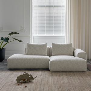 Sofá Modular Moderno en Esquina para Sala de Estar, Juego de Muebles de Salón, Sofá Seccional en Forma de L con Tela Tecnológica Nórdica - Product Image 3