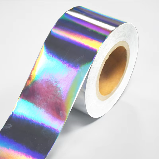 Custom Rainbow 3d Hologram Holographic Hot Foil Stamping Roll
