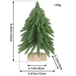 Décorations <span class=keywords><strong>de</strong></span> <span class=keywords><strong>Noël</strong></span> pour le bas <span class=keywords><strong>de</strong></span> sapin en cèdre, floquées, pour DIY - Product Image 6