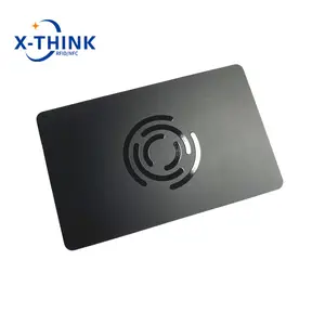 Cartões matte pretos programáveis plásticos do cartão NFC do PVC RFID NFC com UV do ponto