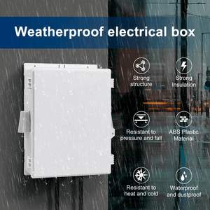 Namunanee H6GF Outdoor Waterproof ABS Electronics Instrument Enclosure Thermostat Junction <strong>Box</strong> With Vents For Electronic Project - Product Image 4
