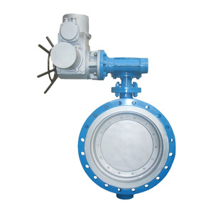 Válvula de Mariposa de Metal D943H con Sello Hermético, para Gas y Vapor a Alta Temperatura, Operación Manual, Gran Tamaño, con Brida - Product Image 1