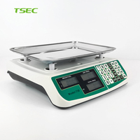 30KG Commerciële Kleine Elektronische Gram-Prijs Weegschaal voor Groenten en Fruit met LCD/LED Display, GS Gecertificeerd, 3 Jaar Garantie