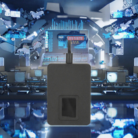 Lector de Huellas Dactilares Biométrico USB ZK9500 Live10R para Escritorio, Sensor con SDK Gratuito para Registro de Asistencia de Personal, Linux, 500 DPI
