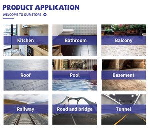 Revêtement imperméable en polyuréthane à base d'eau, résistant aux intempéries et écologique, avec une forte étanchéité, YURU - Product Image 4