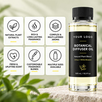 Huile parfumée en gros avec logo personnalisé 500 ml, huile diffuseur d'arômes sans eau, huile essentielle longue durée pour machine de parfum d'ambiance hôtels et maisons