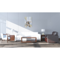 Peinture à l'huile abstraite faite à la main sur toile, sur mesure, pour la décoration murale du salon - Imperméable et écologique