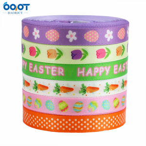 Pita Paskah wortel telur warna-warni pita Satin DIY pembelian dan produksi pita busur - Product Image 2