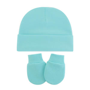 Ensemble Bonnet Anti-Rayures Bébé Automne/Hiver, Bonnet Uni pour Nouveau-né, Chapeaux Bébé, Produits pour Bébé - Product Image 4