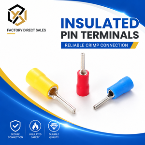 Terminales de Cable de Cobre <span class=keywords><strong>MGEN</strong></span> PTV Tipo Pin, Recubiertos de Estaño, para Crimpado, 60V - Product Image 1