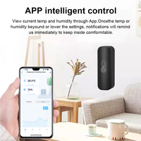 Sensor Suhu dan Kelembapan Cerdas WiFi Tuya Smart Life Nirkabel untuk Ruangan Dalam, Terlaris