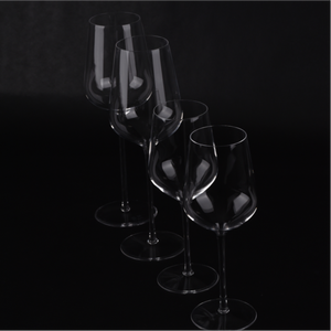 Calici da Vino in Cristallo Trasparente di Alta Qualità, Eleganti e Ultra Sottili, con Base in Quarzo di Alta Purezza - Product Image 3