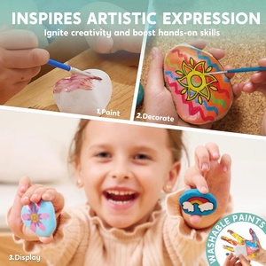DIY Rock Painting <strong>Kit</strong> for Kids Indoor Activity <strong>Easter</strong> <strong>Craft</strong> <strong>Kits</strong> Art Set for Boys Girls Nature Exploration Toys - Product Image 4