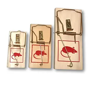 House Rodents Mice Trap Garden Kitchen Quick Effective Safe Catcher Killer Pedal Metal Rat Clamp Wood Mouse Traps