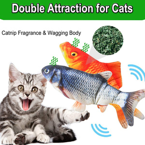 USB Wagging <span class=keywords><strong>Fish</strong></span> <span class=keywords><strong>Cat</strong></span> <span class=keywords><strong>Toy</strong></span> - Fun Interactive <span class=keywords><strong>Catnip</strong></span> Kicker <span class=keywords><strong>Toy</strong></span> - Product Image 5