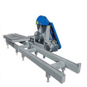 Scie circulaire verticale ALWI pour la coupe de bois, puissance 7,5 kW, capacité de coupe 30-370 mm - Product Image 2