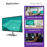 23.8 Inch Desktop All in One Computer 12th Gen Intel Alder Lake I5-12450H 2*DDR4 16:9 LED Backlit Widescreen All-In-One Panel Pc
