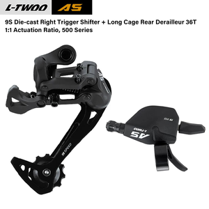 Grupo de Transmisión L-TWOO A5 Serie 500 de <span class=keywords><strong>3x9</strong></span> Velocidades para Bicicleta de Montaña, Palanca de Cambios con Indicador de Marcha, <span class=keywords><strong>Desviador</strong></span> <span class=keywords><strong>Delantero</strong></span> + <span class=keywords><strong>Desviador</strong></span> Trasero - Product Image 3