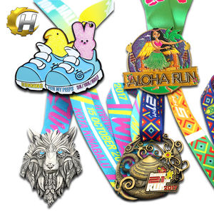 Médaille d'or personnalisée, médaille miraculeuse pas chère, powerlifting, haute qualité - Product Image 5