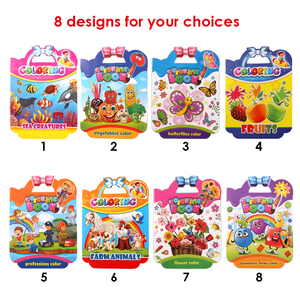 FOSKA Livre de dessin pour enfants, facile à ouvrir et à fermer, reliure supérieure, papier de haute qualité, 8 activités, <span class=keywords><strong>faits</strong></span> amusants - Product Image 6