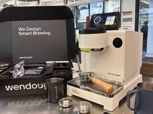 สินค้ามาใหม่ LITA เครื่องชงกาแฟเอสเพรสโซกึ่งอัตโนมัติ แรงดันสูง 9 บาร์ หัวฉีดไอน้ำสำหรับลาเต้ คาปูชิโน ควบคุมด้วยระบบสัมผัส - Product Image 6