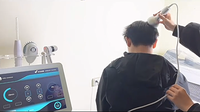 Equipo Profesional 5 en 1 para Masaje del Cuero Cabelludo, Analizador del Cuero Cabelludo para Activar los Folículos Pilosos y Fortalecer la Raíz del Cabello, Uso en Salón
