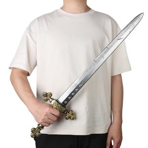 Espada de Juguete de Plástico, Espada Medieval, Accesorio de Disfraz de Halloween y Accesorios de Caballero Renacentista para Niños y Adultos - Product Image 5